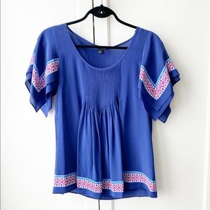 EUC Banana Republic 100% Silk Top